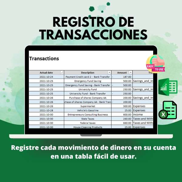 Plantilla de Gastos: Ordene sus finanzas con nuestra hoja de cálculo fácil de usar - Image 3