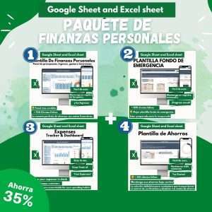 Paquete n.° 1: Paquete de finanzas personales definitivo: tome el control de sus finanzas con nuestro paquete de finanzas personales con todo incluido